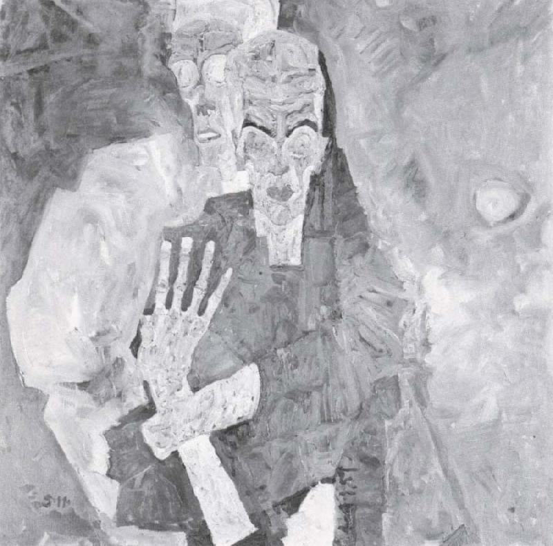 Egon Schiele Self-Observer ii oil painting image